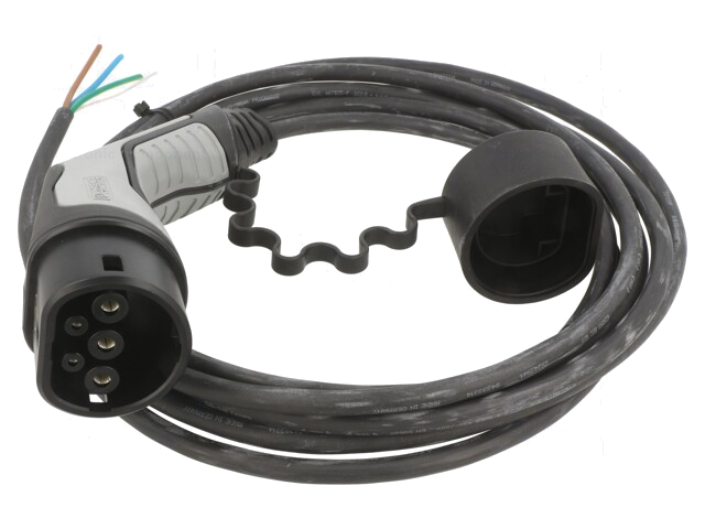 Kabel: eMobility; 1x0,5mm2,3x2,5mm2; 250V; 5kW; IP44; 5m; 20A Kabel: eMobility; 1x0,5mm2,3x2,5mm2; 250V; 5kW; IP44; 5m; 20A